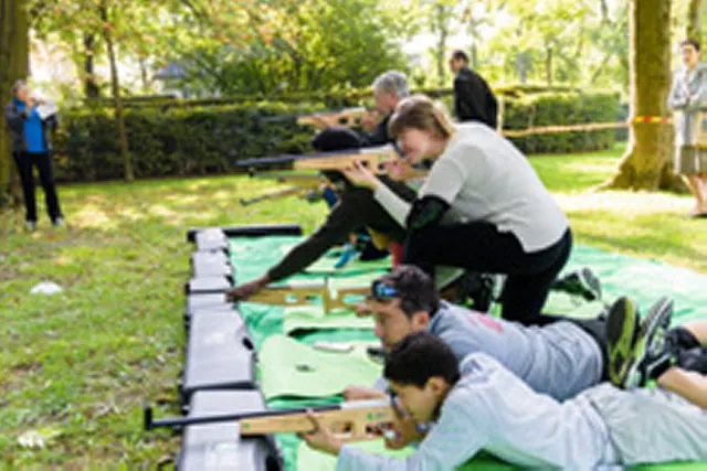 Participants en tir couché