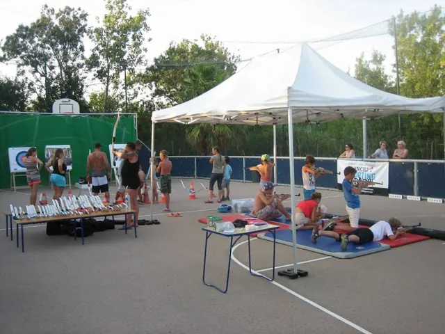 Tente et tapis